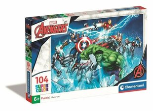 Dėlionė Clementoni Marvel Avengers, 104 d. kaina ir informacija | Dėlionės (puzzle) | pigu.lt