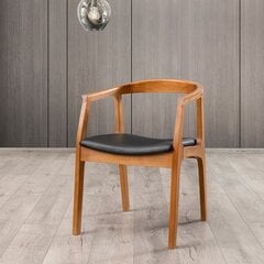 Kėdė Kalune Design Albero44, ruda/juoda цена и информация | Стулья для кухни и столовой | pigu.lt