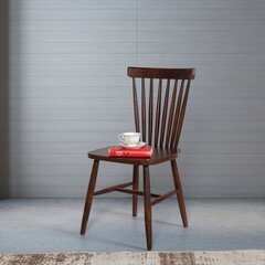 Обеденный стул Kalune Design Albero 47, коричневый цена и информация | Стулья для кухни и столовой | pigu.lt