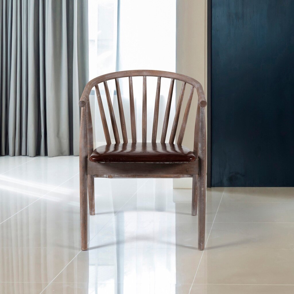 Valgomojo kėdė Kalune Design Albero 49, ruda kaina ir informacija | Virtuvės ir valgomojo kėdės | pigu.lt