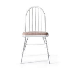 Обеденный стул Kalune Design Albero 55, белый цена и информация | Стулья для кухни и столовой | pigu.lt