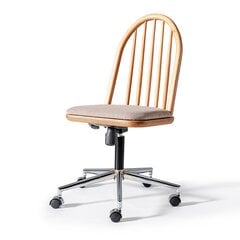 Офисное кресло Kalune Design Albero 62, бежевый цена и информация | Офисные кресла | pigu.lt