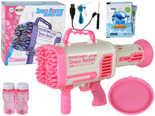 Muilo burbulų mašina Lean Toys, rožinė kaina ir informacija | Vandens, smėlio ir paplūdimio žaislai | pigu.lt