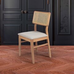 Valgomojo kėdė Kalune Design Albero 72, smėlio kaina ir informacija | Virtuvės ir valgomojo kėdės | pigu.lt