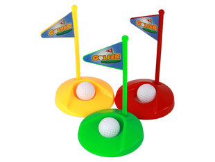 Mini golfo rinkinys vaikams Lean Toys, 9vnt. kaina ir informacija | Lavinamieji žaislai | pigu.lt