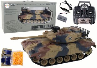 Rc tankas Lean Toys, rudas kaina ir informacija | Žaislai berniukams | pigu.lt