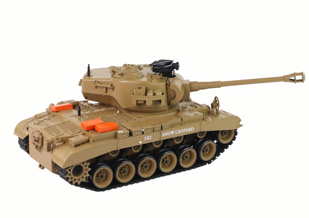 Rc tankas Lean Toys, rudas kaina ir informacija | Žaislai berniukams | pigu.lt