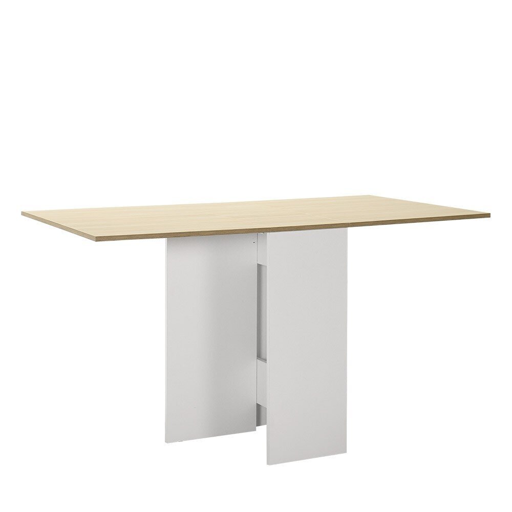 Valgomojo stalas Asir MMS-506-MB-1, baltas/rudas цена и информация | Virtuvės ir valgomojo stalai, staliukai | pigu.lt