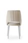 4-ių kėdžių komplektas Kalune Design Acelya, smėlio цена и информация | Virtuvės ir valgomojo kėdės | pigu.lt