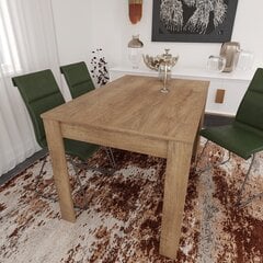 Valgomojo stalas Asir Single 120, rudas kaina ir informacija | Virtuvės ir valgomojo stalai, staliukai | pigu.lt