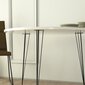 Valgomojo stalas Asir Sandalf, baltas kaina ir informacija | Virtuvės ir valgomojo stalai, staliukai | pigu.lt