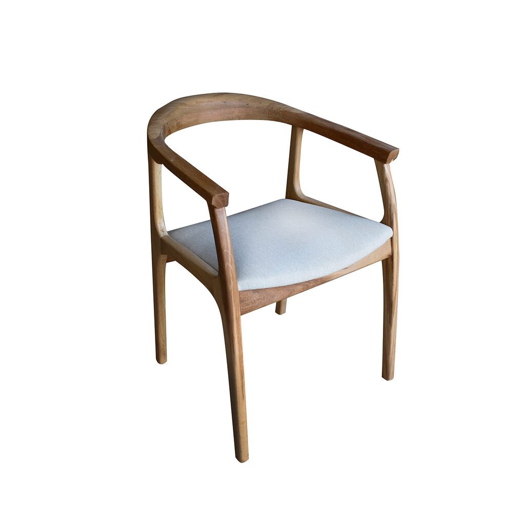 Kėdė Kalune Design Porto, ruda/balta kaina ir informacija | Virtuvės ir valgomojo kėdės | pigu.lt