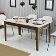 Обеденный стол Asir Milan 515, коричневый/белый