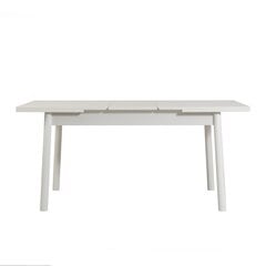 Обеденный стол Asir, 120x77x75см, белый цена и информация | Кухонные и обеденные столы | pigu.lt