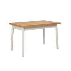 Обеденный стол Asir, 120x77x75см, бежевый/белый цена и информация | Кухонные и обеденные столы | pigu.lt
