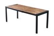 Stalas Kalune Design Silva-1011, juodas/rudas цена и информация | Virtuvės ir valgomojo stalai, staliukai | pigu.lt