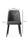 4-ių kėdžių komplektas Kalune Design Dallas - 527, pilkas kaina ir informacija | Virtuvės ir valgomojo kėdės | pigu.lt
