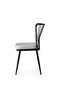 2-ių kėdžių komplektas Kalune Design Yildiz 940 V2, baltas/juodas kaina ir informacija | Virtuvės ir valgomojo kėdės | pigu.lt