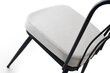 4-ių kėdžių komplektas Kalune Design Yildiz - 940, juodas/baltas kaina ir informacija | Virtuvės ir valgomojo kėdės | pigu.lt