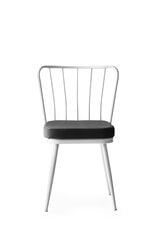 2-ių kėdžių komplektas Kalune Design Yildiz 962 V2, pilkas/baltas kaina ir informacija | Virtuvės ir valgomojo kėdės | pigu.lt