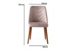 2-ių kėdžių komplektas Kalune Design Dallas 555, smėlio/rudas kaina ir informacija | Virtuvės ir valgomojo kėdės | pigu.lt