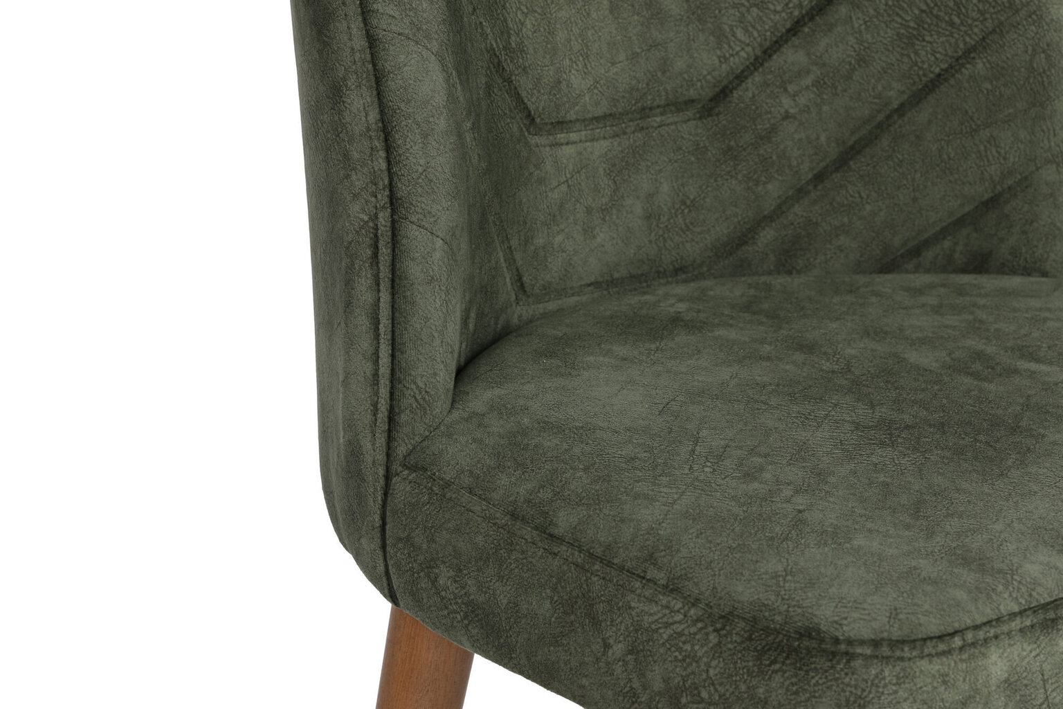 4-ių kėdžių komplektas Kalune Design Dallas 558, žalias/rudas цена и информация | Virtuvės ir valgomojo kėdės | pigu.lt