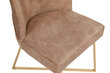 4-ių kėdžių komplektas Kalune Design Madrid 913, auksinis/rudas kaina ir informacija | Virtuvės ir valgomojo kėdės | pigu.lt