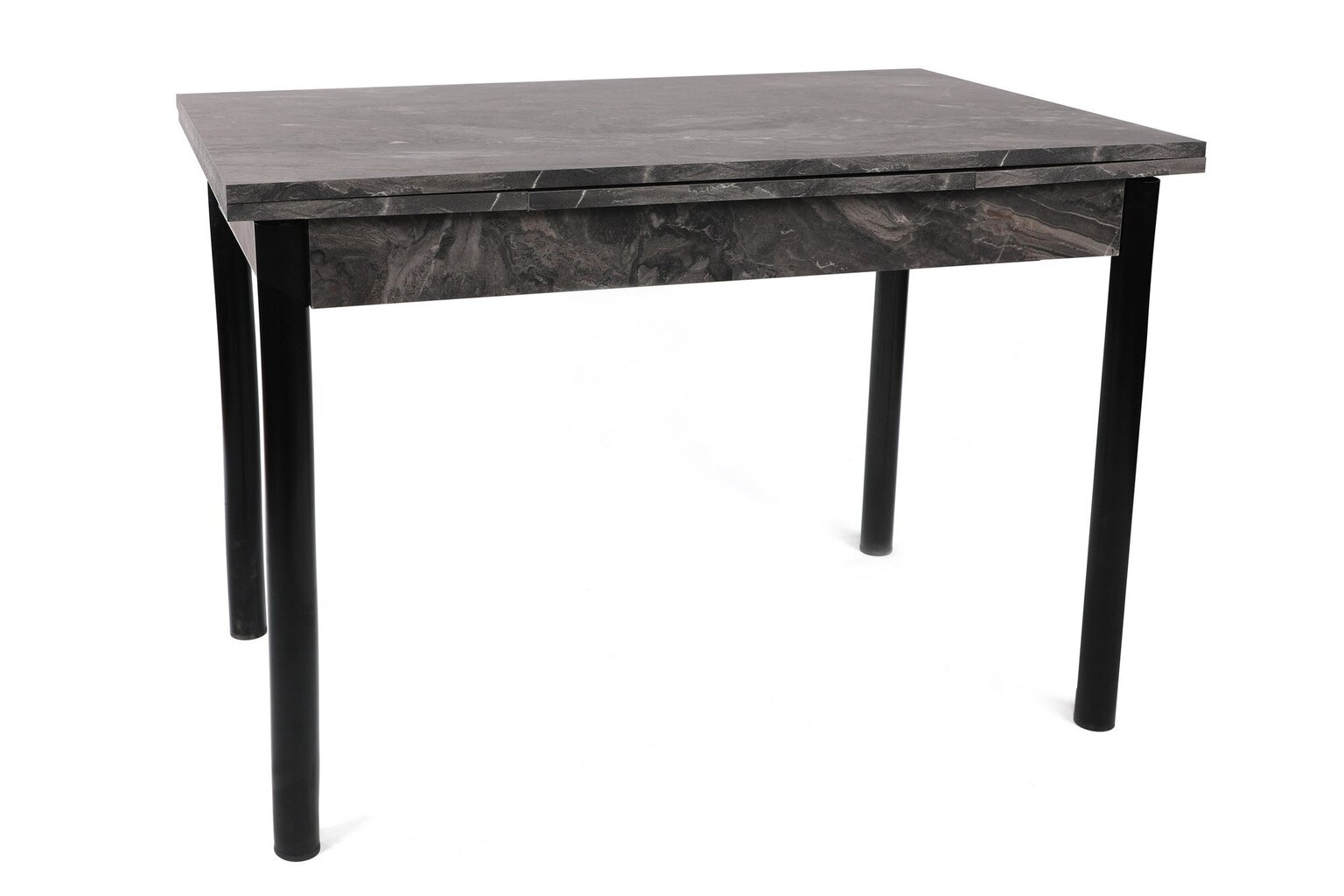 Valgomojo stalas Asir Polo - 1304, juodas kaina ir informacija | Virtuvės ir valgomojo stalai, staliukai | pigu.lt