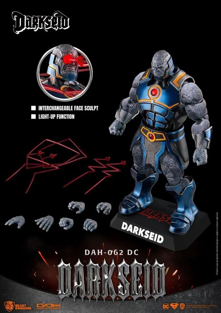 Figūrėlė DC Comics Dynamic 8ction Heroes Darkseid kaina ir informacija | Žaislai berniukams | pigu.lt