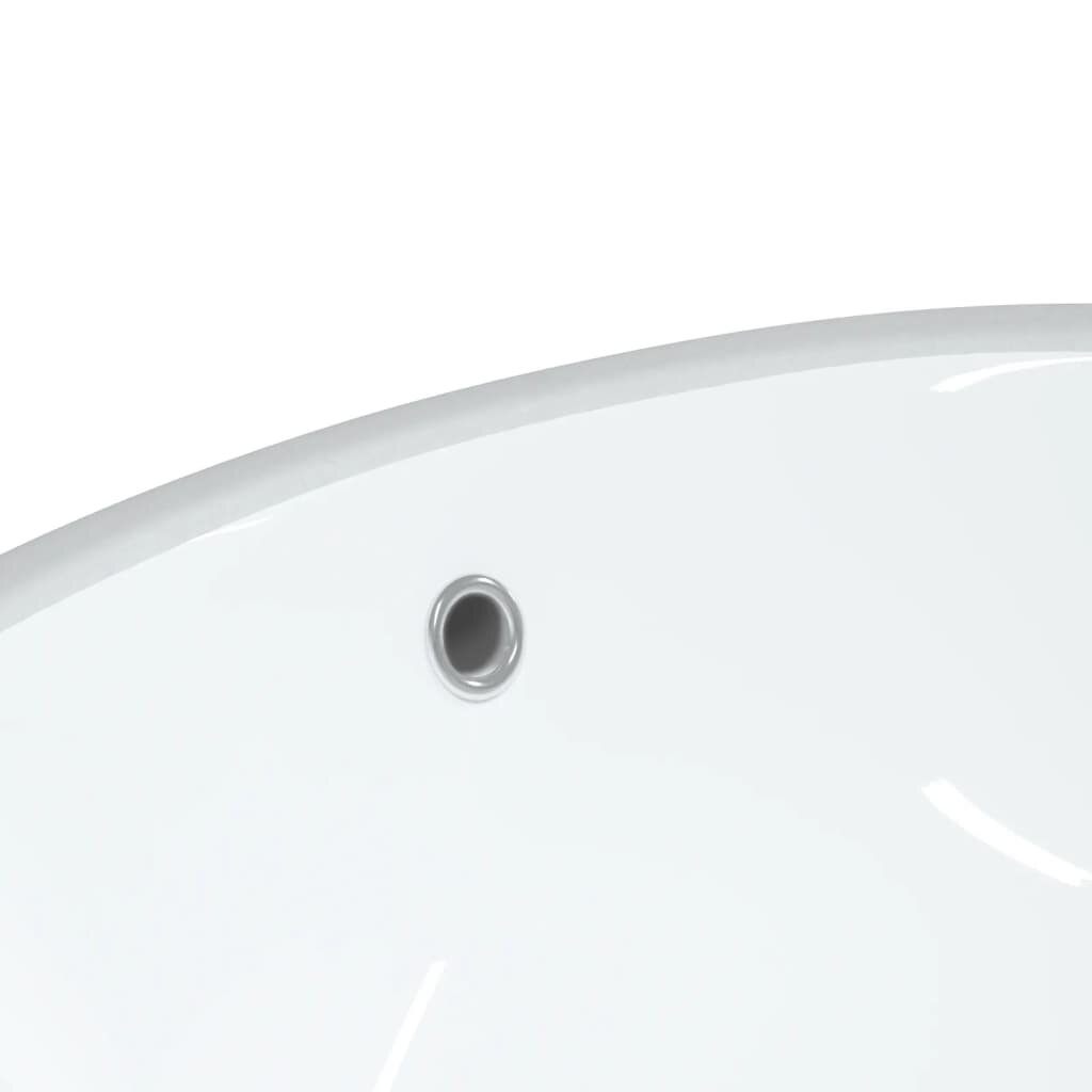 Vonios kambario praustuvas, baltas, VidaXl, 37x31x17,5cm, keramika kaina ir informacija | Praustuvai | pigu.lt