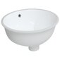 Vonios kambario praustuvas, baltas, VidaXl, 37x31x17,5cm, keramika kaina ir informacija | Praustuvai | pigu.lt