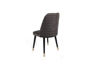 4-ių kėdžių komplektas Kalune Design Hugo 361 V4, pilkas kaina ir informacija | Virtuvės ir valgomojo kėdės | pigu.lt