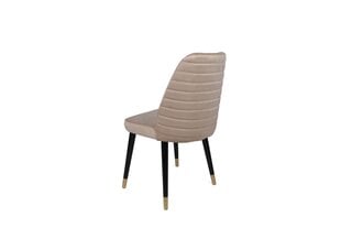 4-ių kėdžių komplektas Kalune Design Hugo 367 V4, smėlio kaina ir informacija | Virtuvės ir valgomojo kėdės | pigu.lt
