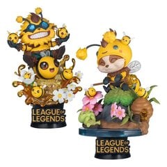 Комплект диорам из ПВХ с D-образной ступенью League of Legends Beemo & BzzZiggs, 15 см цена и информация | Атрибутика для игроков | pigu.lt