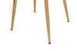 4-ių kėdžių komplektas Kalune Design Yildiz-927, auksinis/rudas kaina ir informacija | Virtuvės ir valgomojo kėdės | pigu.lt