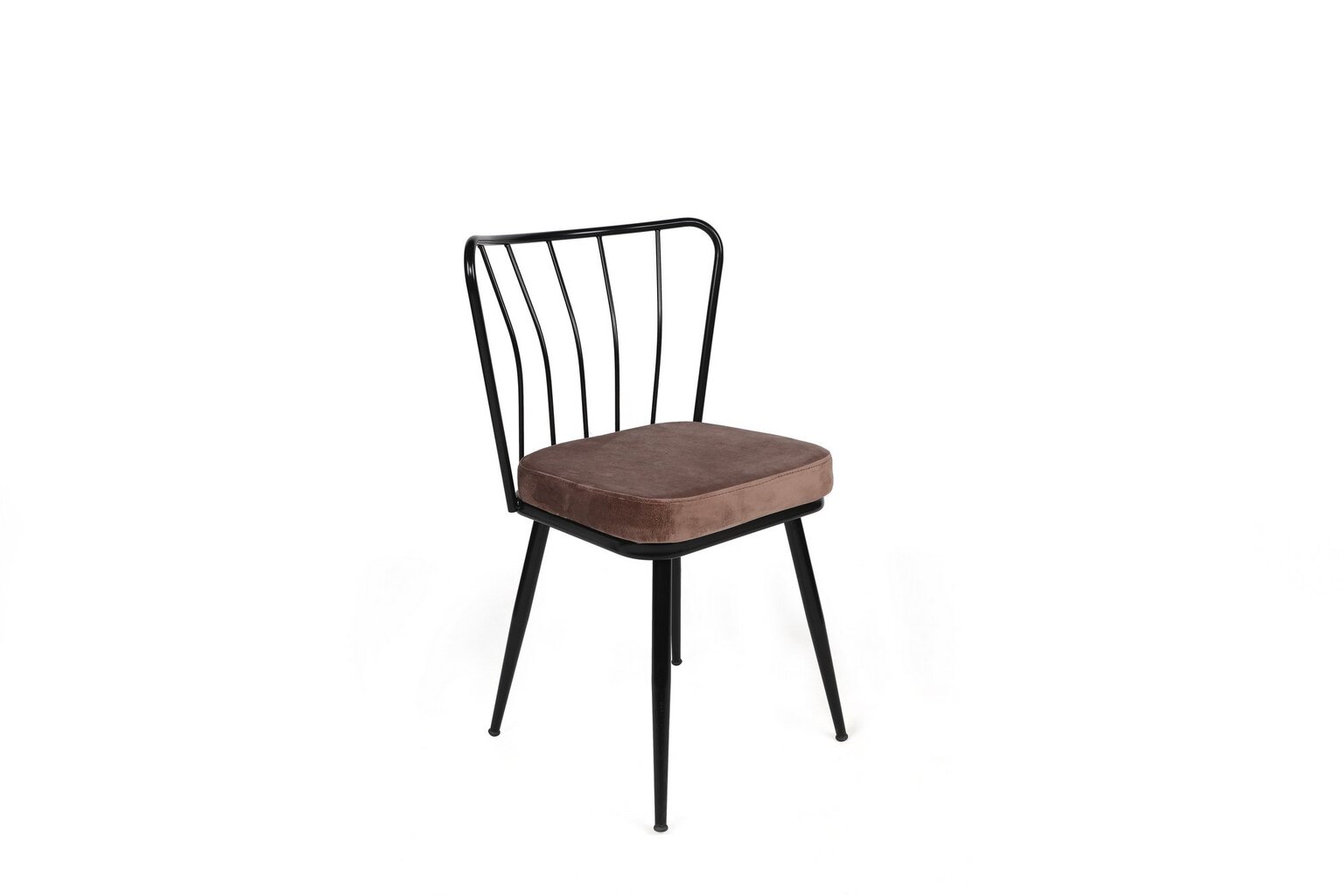 4-ių kėdžių komplektas Kalune Design Yildiz 947 V4, rudas kaina ir informacija | Virtuvės ir valgomojo kėdės | pigu.lt