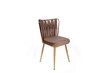2-jų kėdžių komplektas Kalune Design Kusakli 213 V2, rudas kaina ir informacija | Virtuvės ir valgomojo kėdės | pigu.lt