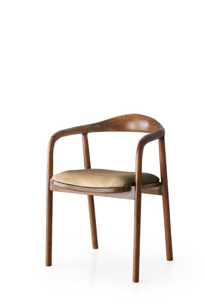 Kėdė Kalune Design PA-023, ruda kaina ir informacija | Virtuvės ir valgomojo kėdės | pigu.lt