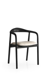 Valgomojo kėdė Kalune Design PA 031, juoda kaina ir informacija | Virtuvės ir valgomojo kėdės | pigu.lt
