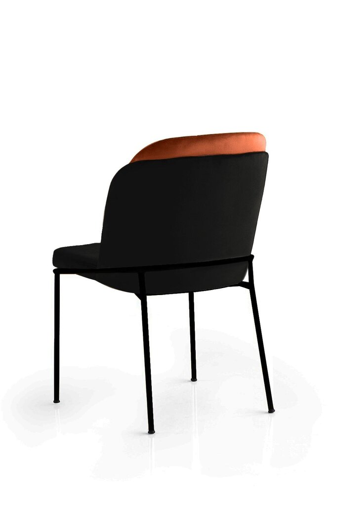 4-ių kėdžių komplektas Kalune Design DR 147 V4, juodas kaina ir informacija | Virtuvės ir valgomojo kėdės | pigu.lt