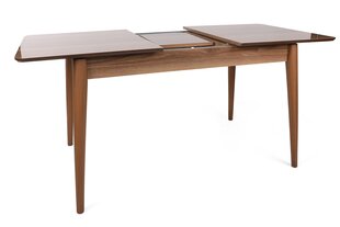 Valgomojo stalas Asir Lotus - 1123, rudas kaina ir informacija | Virtuvės ir valgomojo stalai, staliukai | pigu.lt
