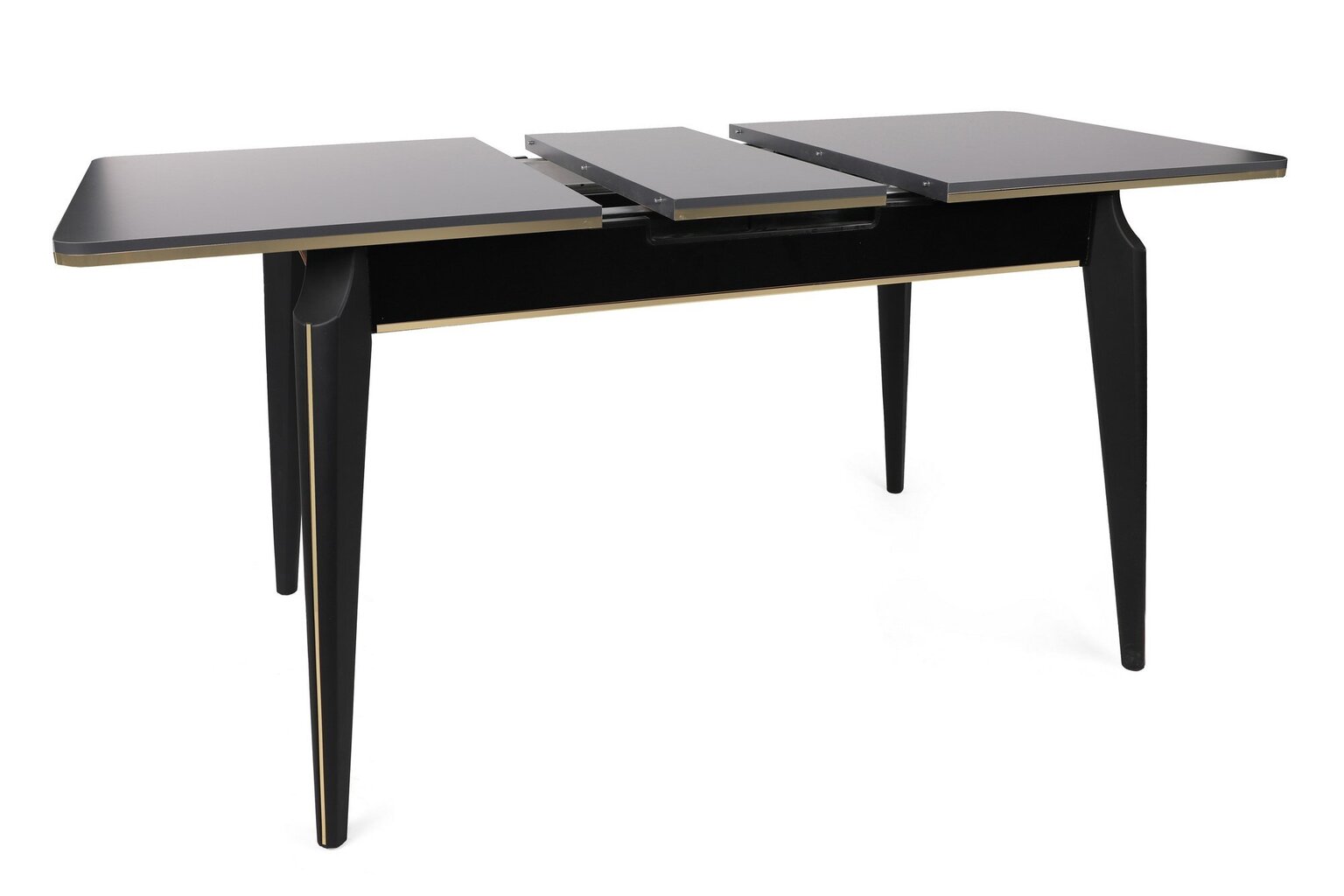 Valgomojo stalas Asir Star - 981, juodas kaina ir informacija | Virtuvės ir valgomojo stalai, staliukai | pigu.lt