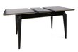 Valgomojo stalas Asir Star - 981, juodas kaina ir informacija | Virtuvės ir valgomojo stalai, staliukai | pigu.lt