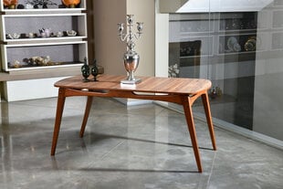 Valgomojo stalas Asir Touch, rudas kaina ir informacija | Virtuvės ir valgomojo stalai, staliukai | pigu.lt
