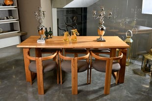 Обеденный стол Asir Çery, коричневый цена и информация | Кухонные и обеденные столы | pigu.lt