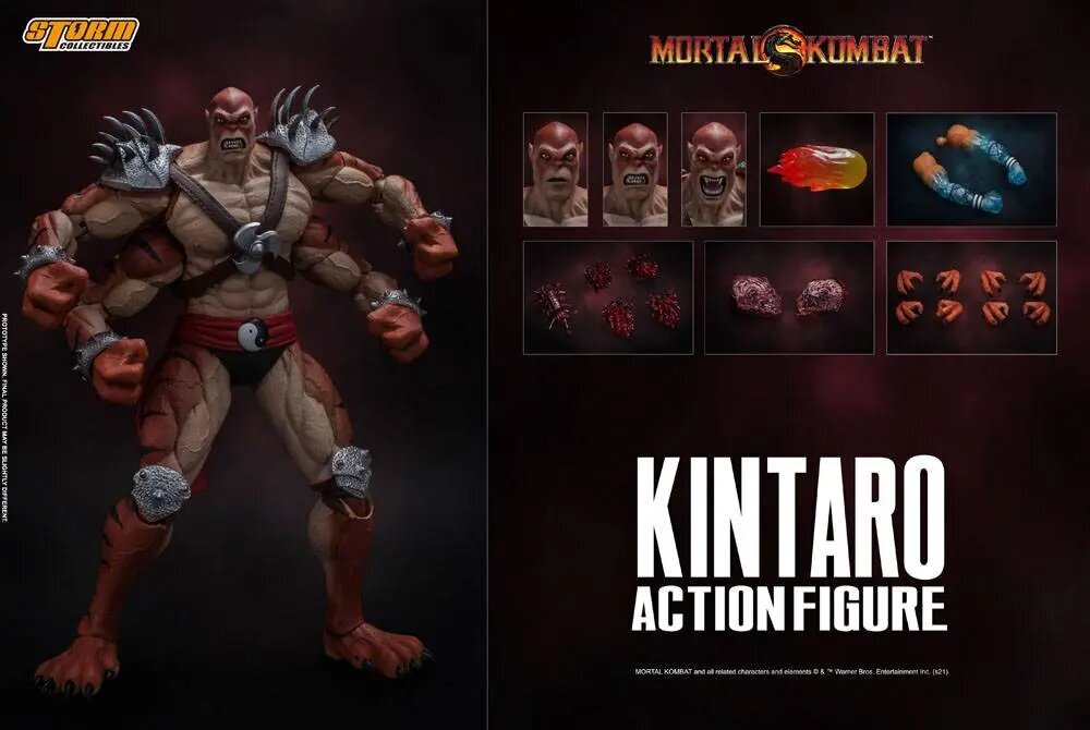 Veiksmo figūra Mortal Kombat 1/12 Kintaro цена и информация | Žaislai berniukams | pigu.lt