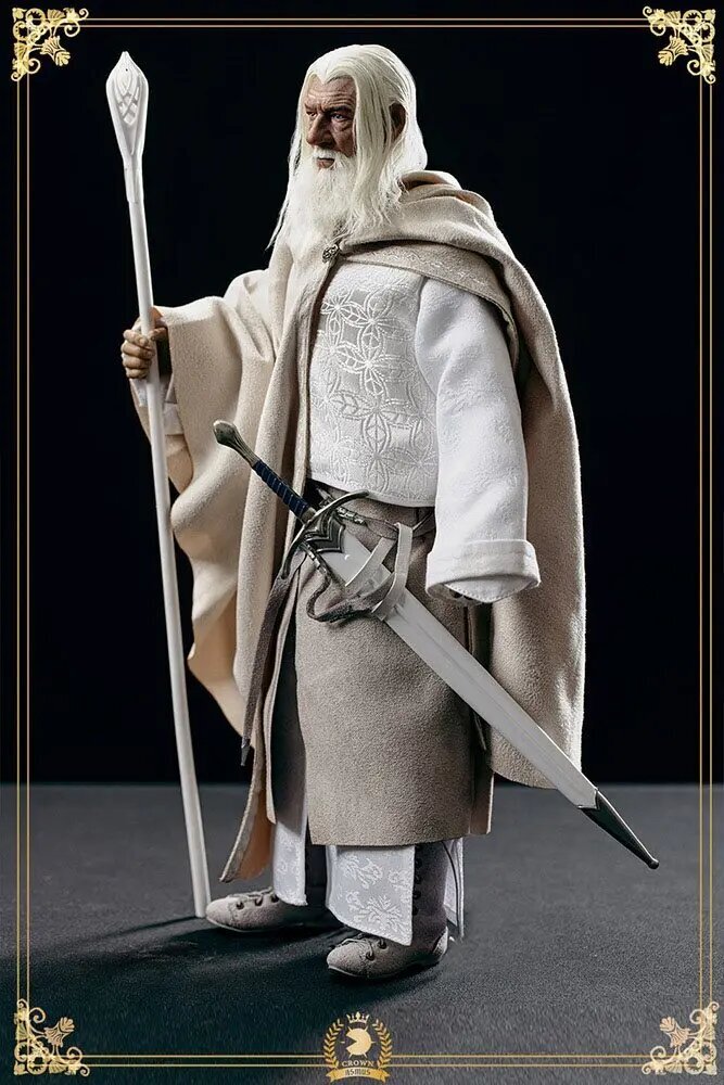 Veiksmo figūrėlė Asmus Gandalf the White Lord of the Rings The Crown Series kaina ir informacija | Žaislai berniukams | pigu.lt