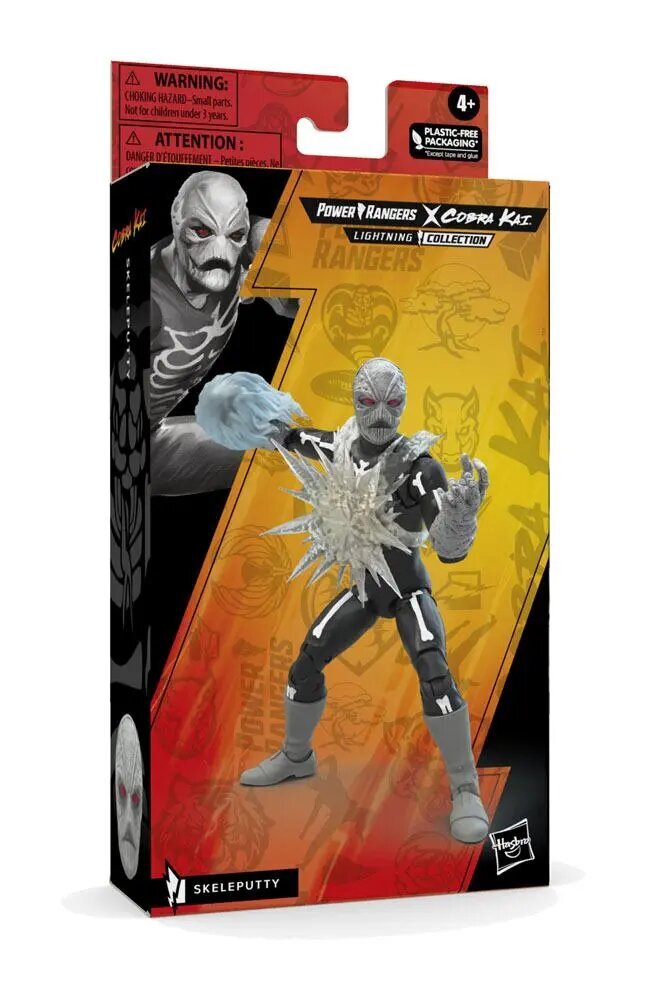 veiksmo figūra Power Rangers Cobra Kai Ligtning Skeleputty, 15 cm kaina ir informacija | Žaislai berniukams | pigu.lt