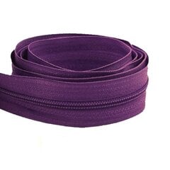Spiralinių užtrauktukų Nr.3 (4 mm) juosta 1 m, violetinė kaina ir informacija | Siuvimo reikmenys | pigu.lt