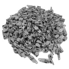 Spiralinių užtrauktukų Nr.3 (4 mm) spynelės, 500 vnt, pilkos kaina ir informacija | Siuvimo reikmenys | pigu.lt